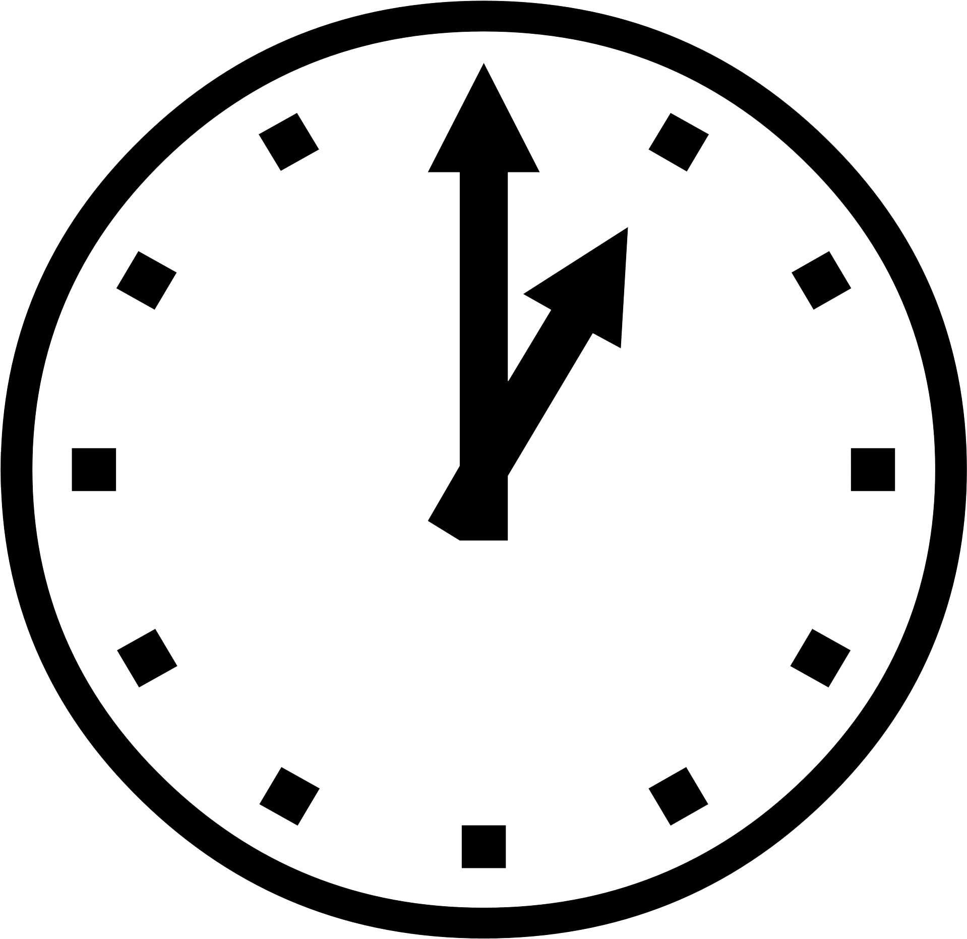 Clock Clipart Icon - Clock Icon Jpeg (1920x1916)
