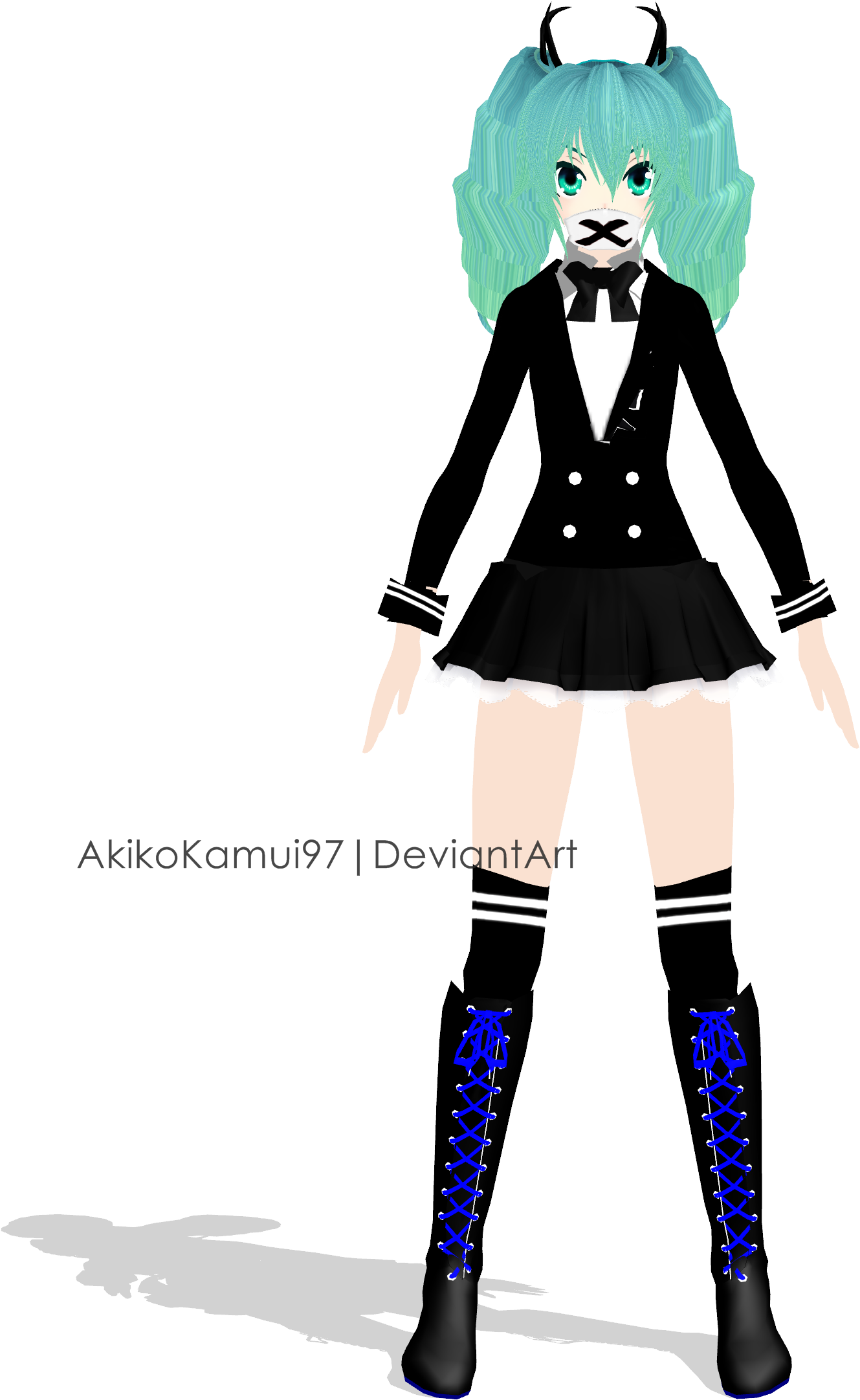 Mmd Pd Miku - Hatsune Miku (3000x3000)