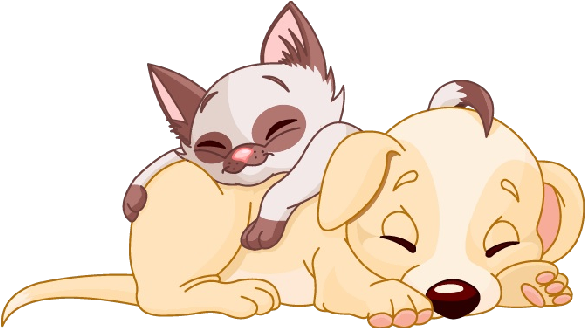 Cats And Dogs Dog Cartoon Images - 貓 狗 插圖 (600x400)