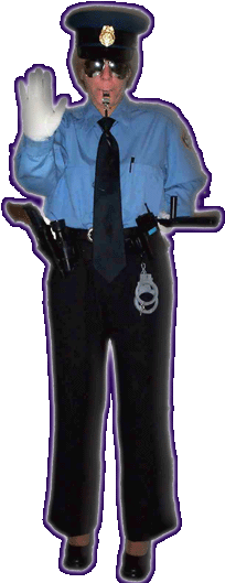 Female Police Officer - Cartoon (354x533)