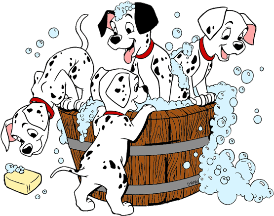 Pet Grooming Needs Near Me, Pet Wash Near Me, Studio - 101 Dalmatians Puppies Clipart (600x451)