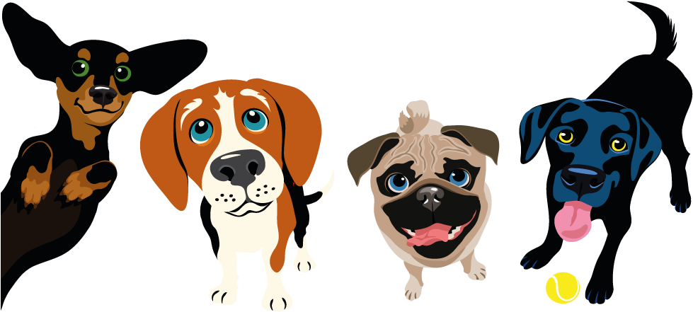 However Big Or Small Your Pet Is We Can Help - Niedliche Dackel Mit Geweihe Frohen Weihnachten Karte (1024x474)