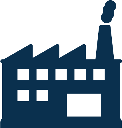 Building Icon With A Smoke Stack - Blockchain And Construction Pdf (480x480)