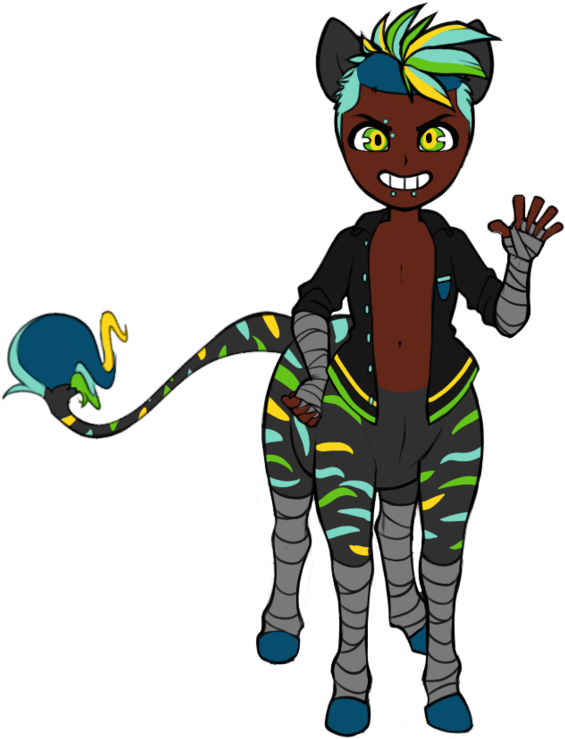 Zebra Dude By Pessimisticsharkie - Illustration (894x894)