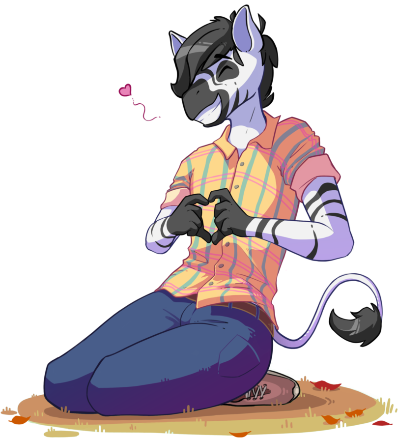 Zebra Boy By Seven-bit - Illustration (851x939)