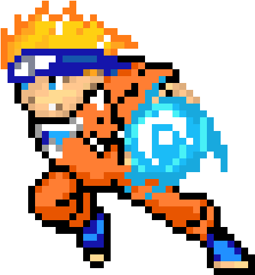 Pixel Clipart Naruto - Minecraft Pixel Art Naruto (500x480)