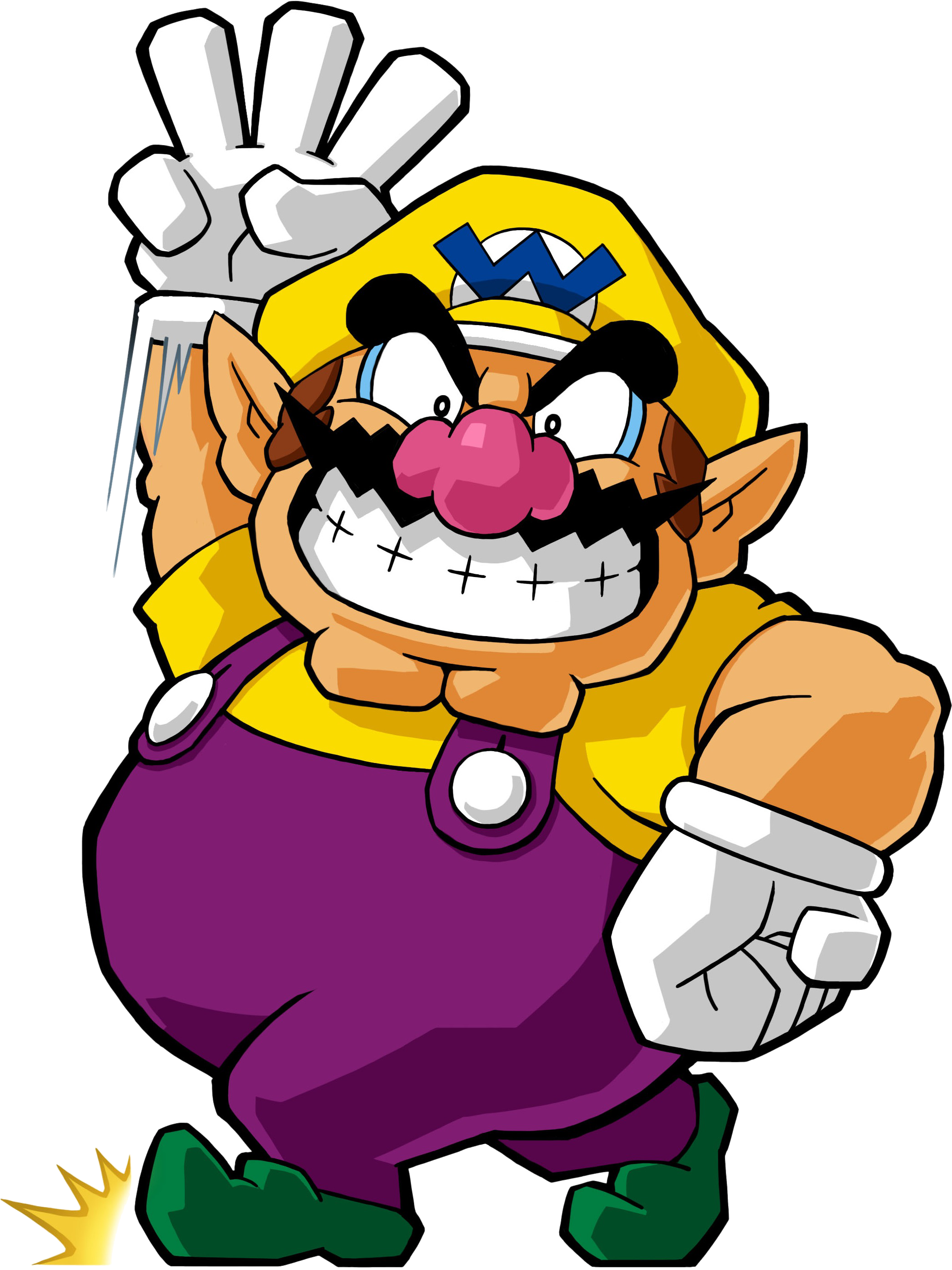 Wario Land Shake It Wario (2097x2813)