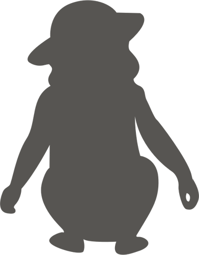 9263 Free Girl Vector Silhouette Public Domain Vectors - Silueta Persona Agachada Png (391x500)