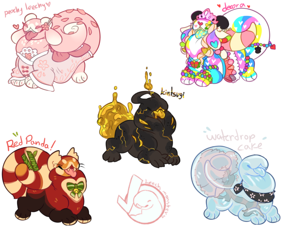 Pet Leech Monster Adopts By Occultic - Leech (998x800)