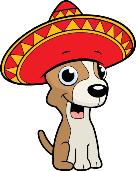 Sombrero Cartoon Royalty-free Stock Photography - Dog With A Hat Cartoon (475x600)