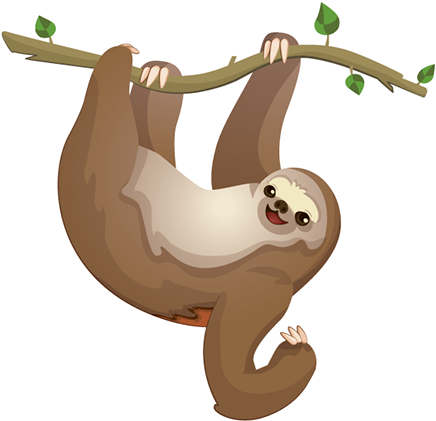 Sloth Clip Art - Sloth Clipart Png (600x464)
