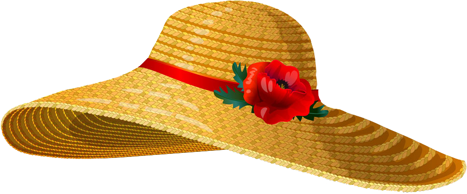 Straw Hat Stock Photography Clip Art - Straw Hat Clip Art (1000x857)