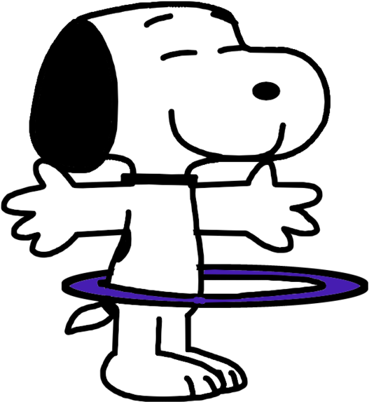 Snoopy Doing Hula Hoop By Marcospower1996 Snoopy Doing - Hula Hoop (1600x1600)