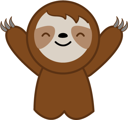 28 Collection Of Sloth Clipart Png - Sloth Clipart Png (446x423)