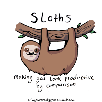 Making You Look Productive - Cartoon (500x350)