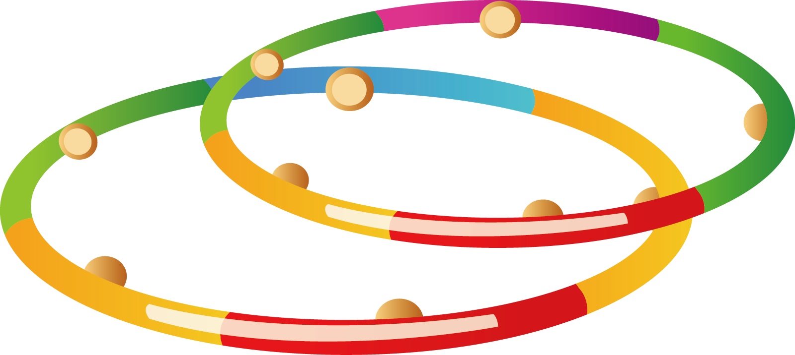 Hula Hoop Royalty-free Illustration - Bambole Vetor (1600x716)