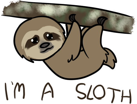 It's A Sloth By Otterlore - Sloth (579x483)