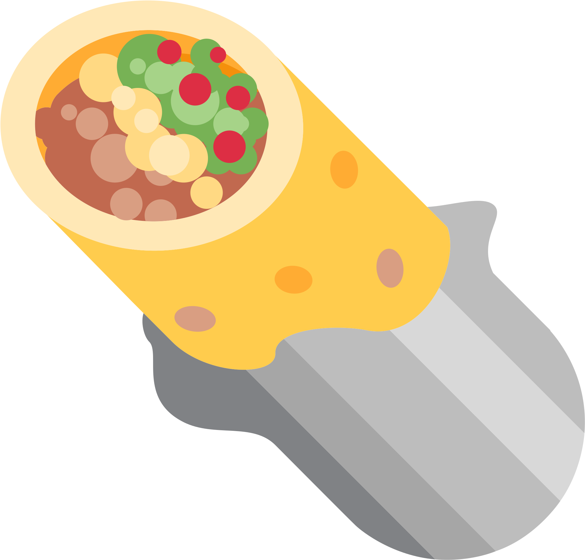 Burrito - Kebab Emoji (2048x2048)