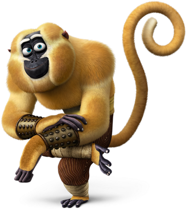 Monkey Kung Fu Panda 3 - Monkey From Kung Fu Panda (400x560)