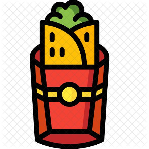 Burrito Icon - Food (512x512)