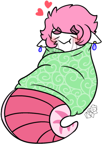 Snek Burrito By Ninja-inu - Illustration (400x522)
