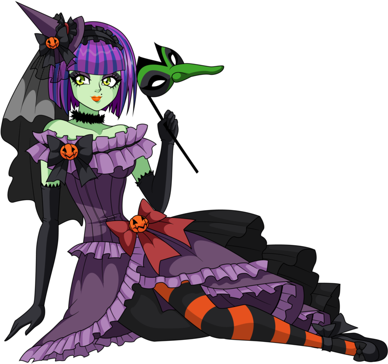 Ghouls Rule Witch By Sparks220stars On Clipart Library - Monster High Ghouls Rule Oc (800x751)