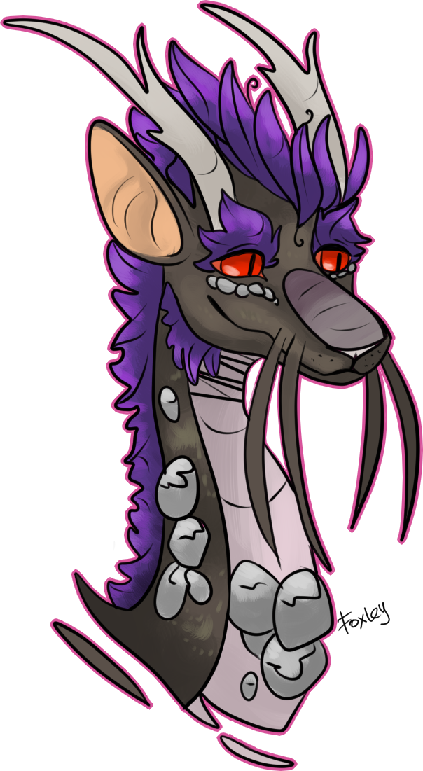Horse Dragon Demon Clip Art - Cartoon (604x1101)