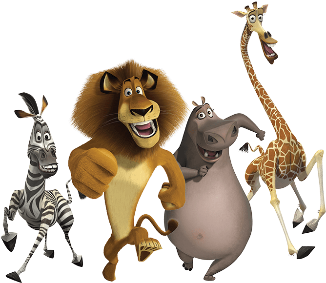 Madagascar Alex Marty Gloria Melman (683x623)