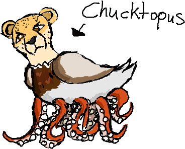 Comment Drawing - 3 Animals Mixed Together (450x340)