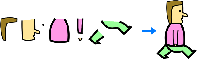 There Are Eight Shapes In The Drawing - There Are Eight Shapes In The Drawing (668x240)