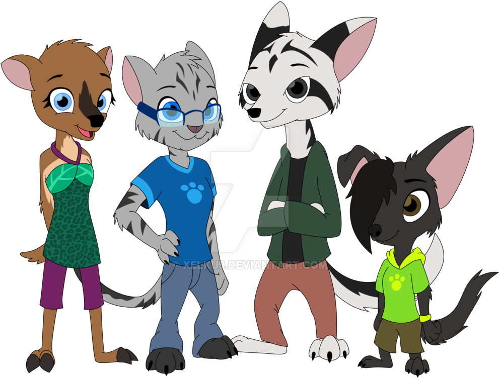 Zootopia Group Pic By Xelku9 - Zootopia Deer (1024x768)