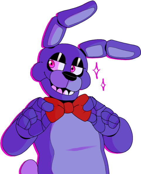 There's The Bun - Fnaf Bonnie Fanart Cute (540x601)