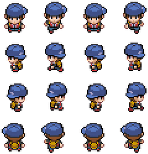 Photo - Pokemon Trainer Red Sprite (530x530)
