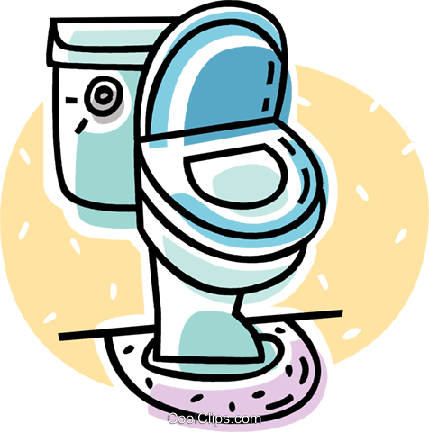 Toilet Royalty Free Vector Clip Art Illustration - Potty Journey By Judith A. Coucouvanis (476x480)