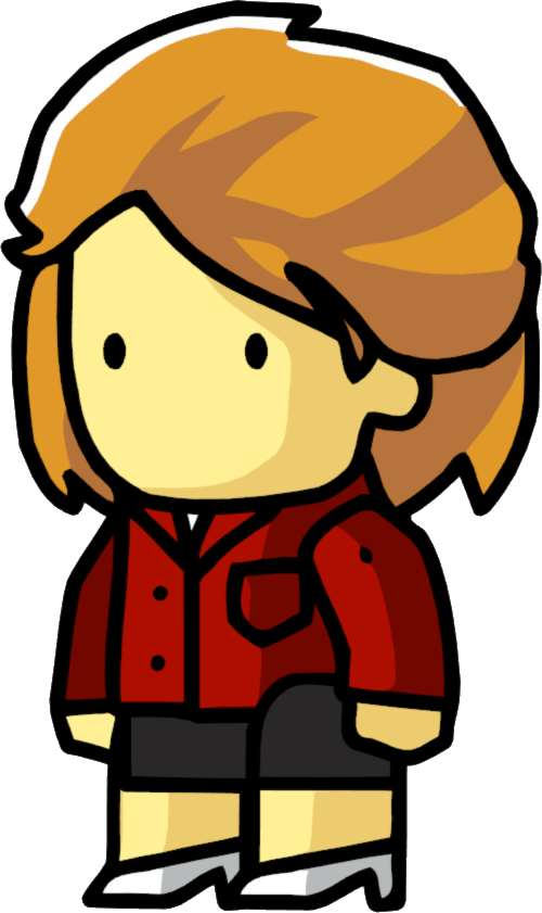 Used Car Saleswoman - Cartoon (500x841)