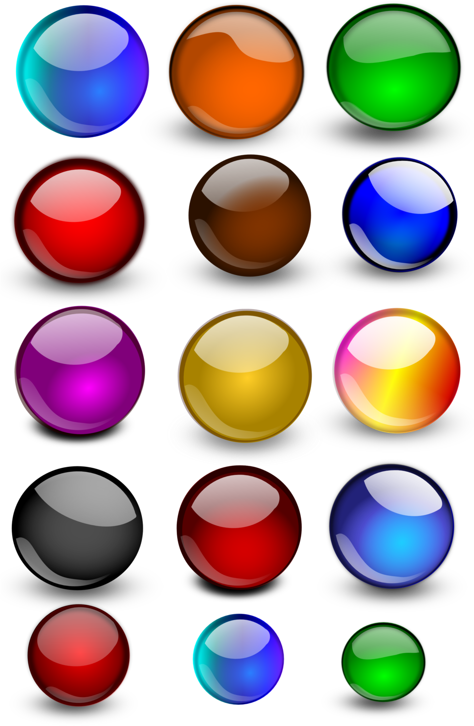 Glossy Orb Cliparts - Orbs Clipart (958x1491)