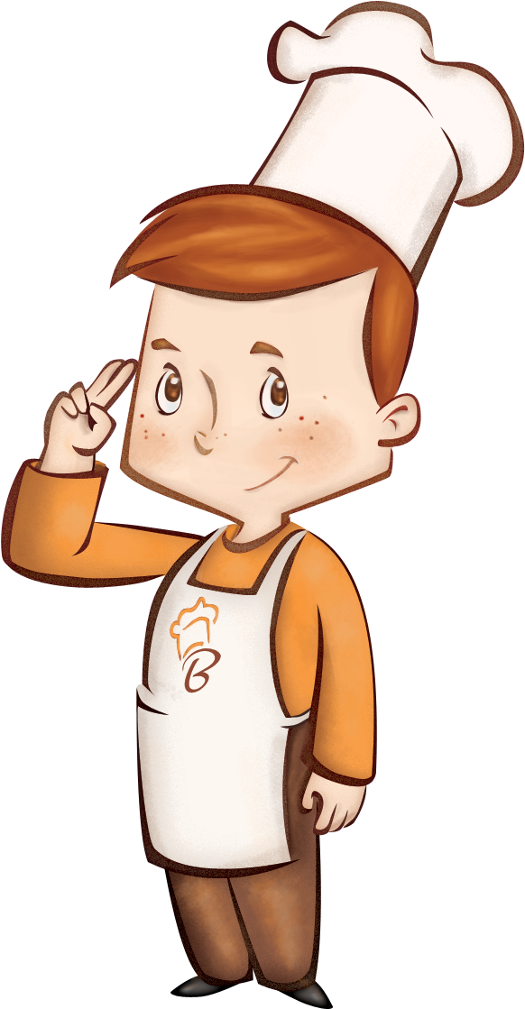 Created A Super Cute Trademarked Character For Baker - Baker Cartoon Png (1000x1400)
