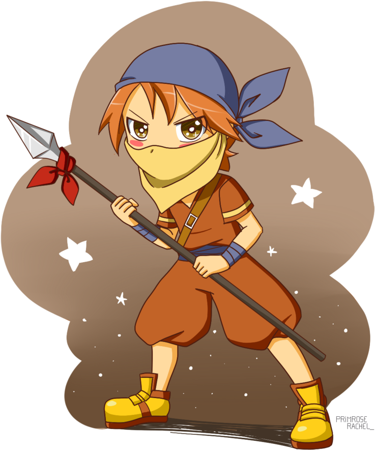 The Masked Boy Called Bandana Dee By Primrose-rachel - Kerchief (900x1050)