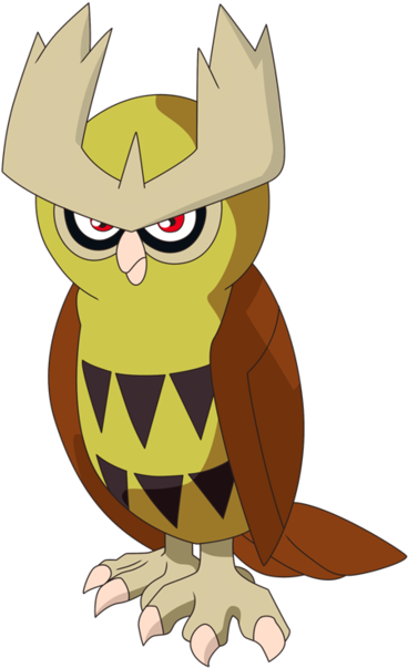 Shiny Noctowl By Alexalan - Noctowl (400x654)