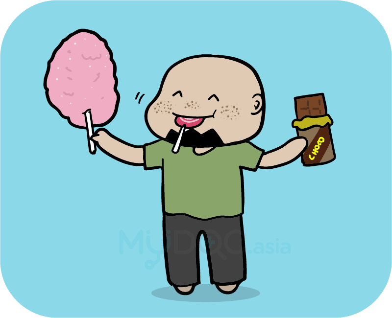 Too Much Sweet Food Cause Large Pore - Too Much Sweet Food Cause Large Pore (800x650)