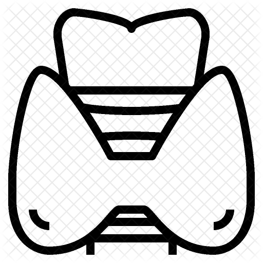 Thyroid Icon - Thyroid Clipart Black And White (512x512)