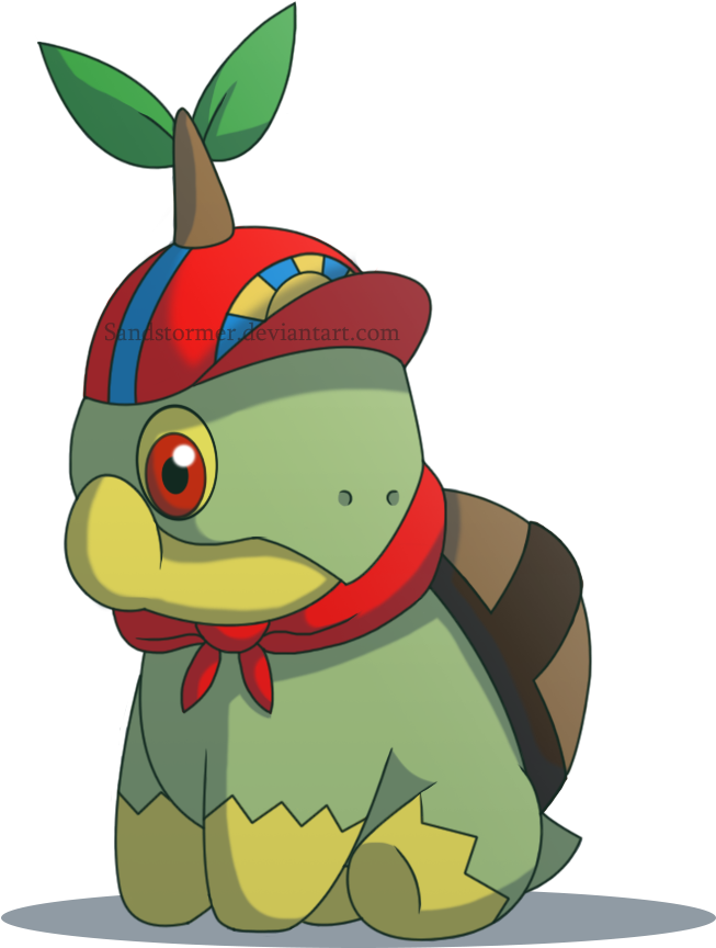 Commission Franklin The Turtwig By Sandstormer On Deviantart - Turtwig Franklin (900x900)