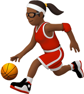 Similar Emojis Png Clipart Ready For Download - Apple Basketball Emoji (400x400)