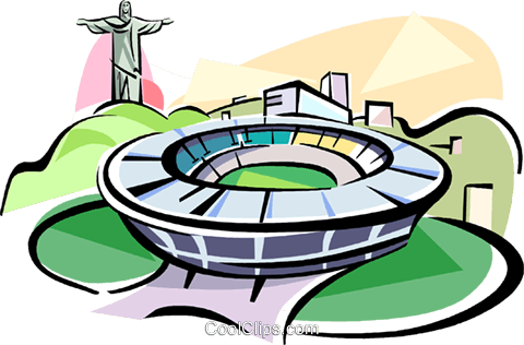 Brazil Maracana Stadium Rio De Janeiro Royalty Free - Maracana Clipart (480x316)