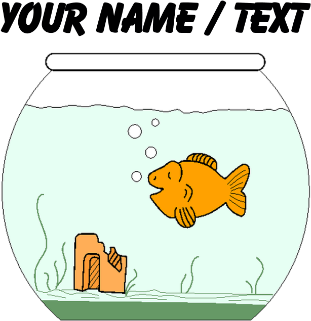 Custom Goldfish Bowl Tote Bag - Custom Popcorn Sticker (700x700)