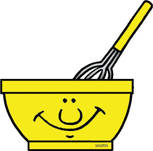 Mixing Bowl Clipart Many Interesting Cliparts - Black And White Baking Cliparts (648x603)