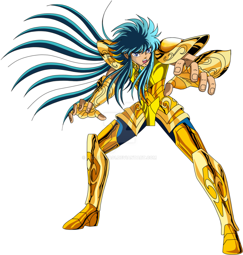 Saint Seiya - Saint Seiya Aquarius Png (862x927)