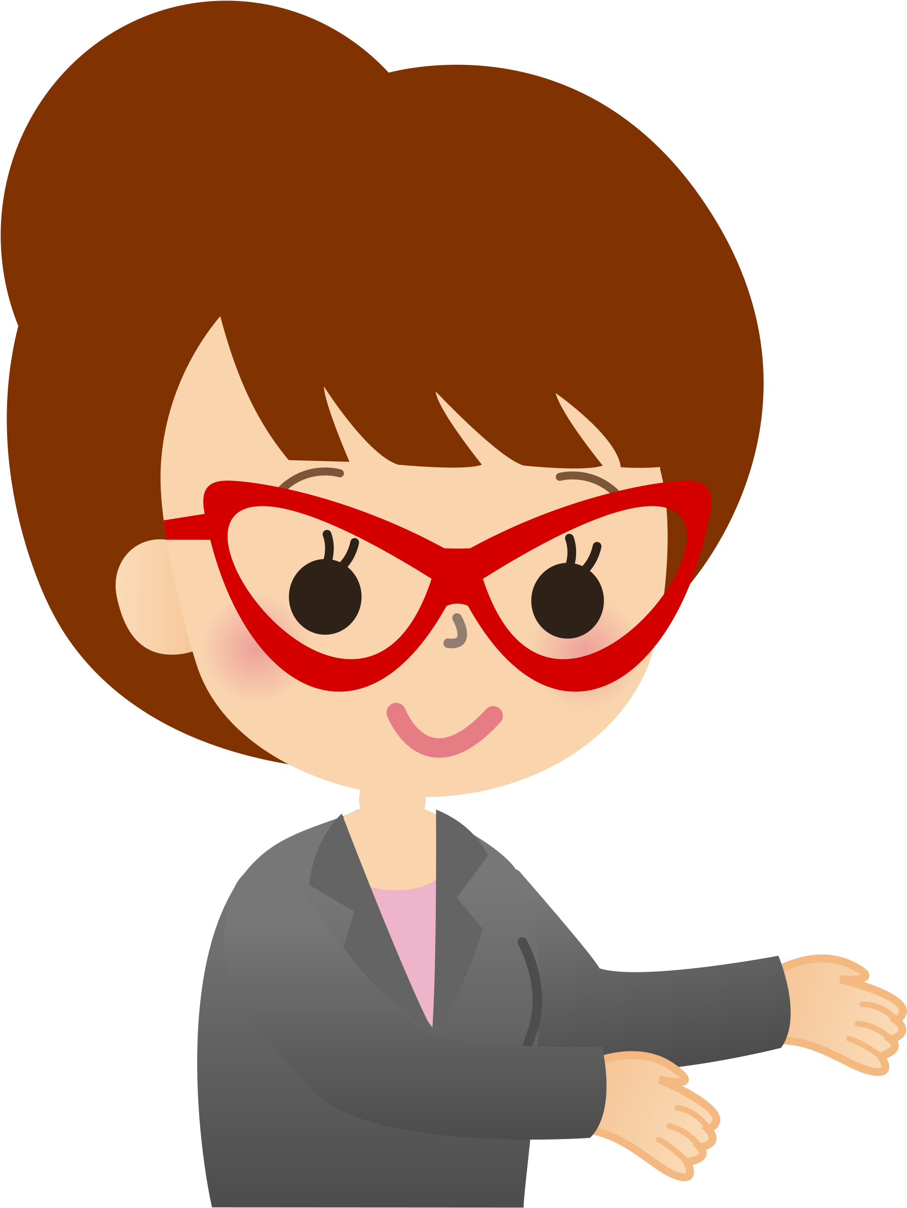 Illustration Librarian - Librarian Clipart (1801x2400)