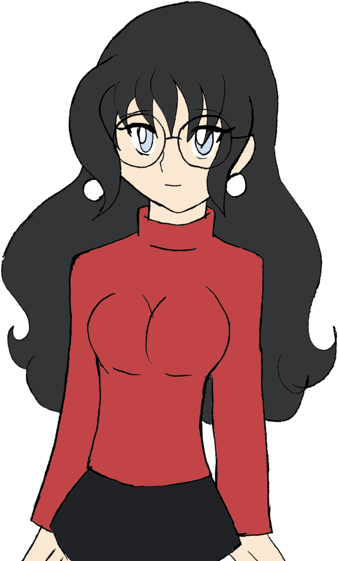 Red Sweater Stella With Short Skirt By Chicken-yuki - Chicken (715x1118)