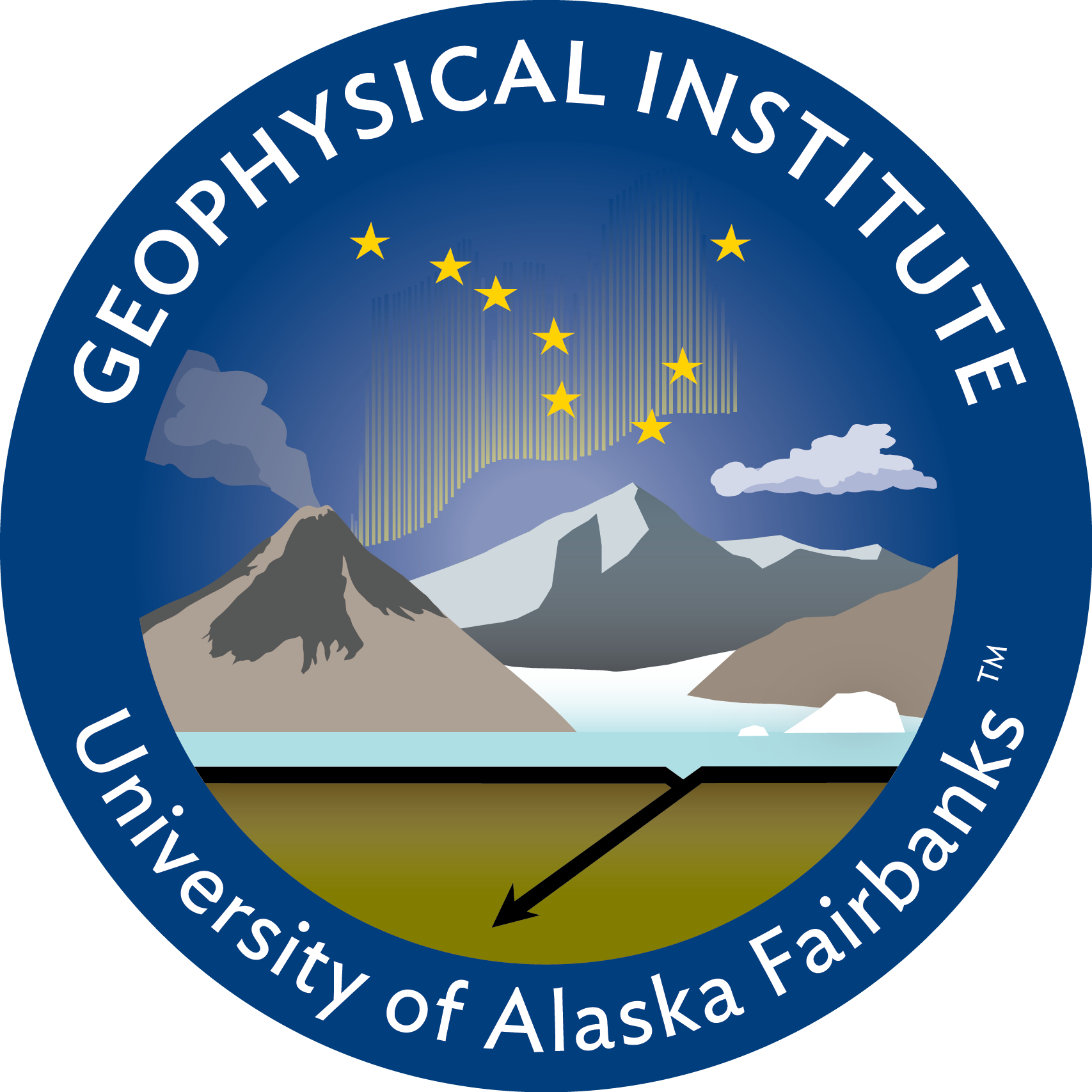 Full Color Gi Logo - University Of Alaska Geophysical Institute (1707x1707)